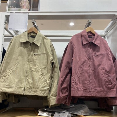 试衣间男女装春季拉链茄克外套男翻领夹克牛仔外套475681/476942