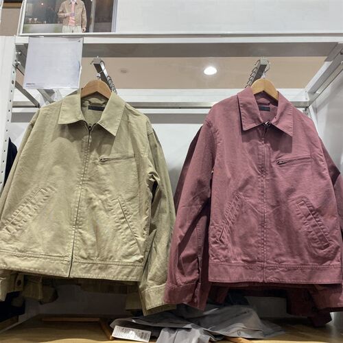 试衣间男女装春季拉链茄克外套男翻领夹克牛仔外套475681/476942
