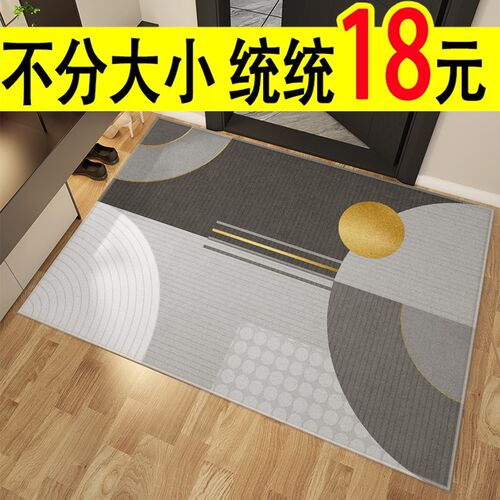 现代入户门地垫轻奢风入户地毯大门E口家用进户门外门垫进门脚垫