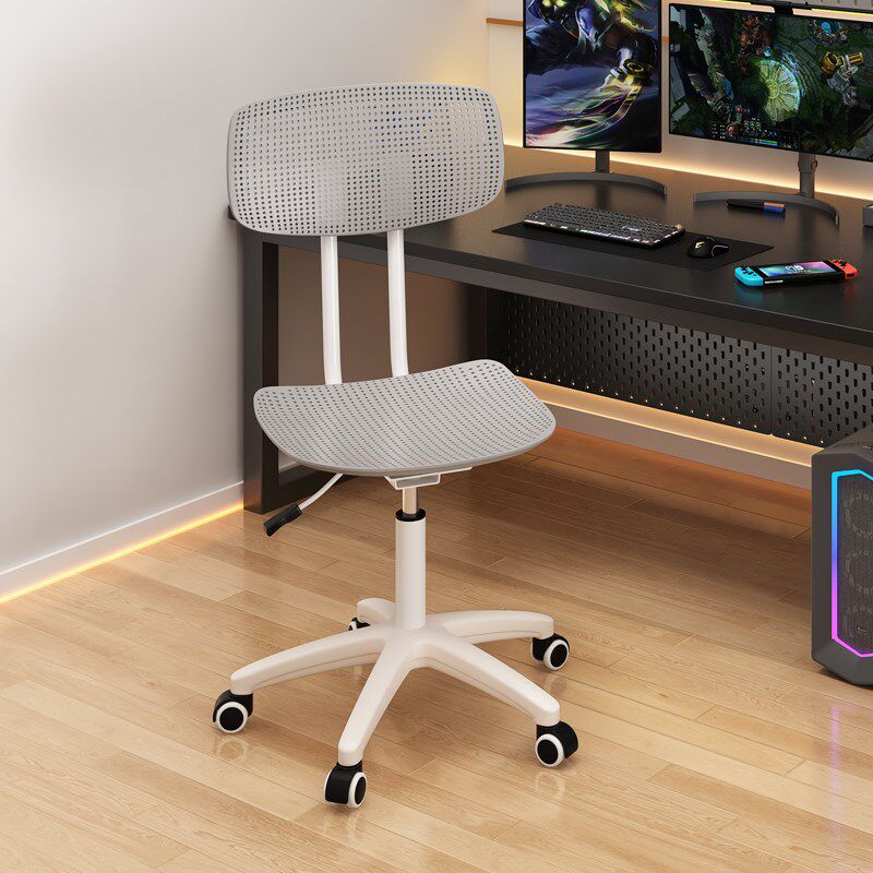 万向轮凳子镂空透气靠背椅子家用简易座椅可升降办公椅宿舍转椅,住宅家具,万向轮凳,淘宝优惠券,粉丝福利购,淘宝优惠卷