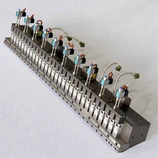 厂家供应热熔胶涂布机可用高温涂布模头质优宽幅涂布头