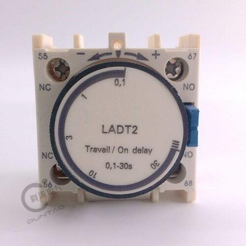 空气延时头LADT2交流接触器延时0.1-30S触头辅助机械延时头