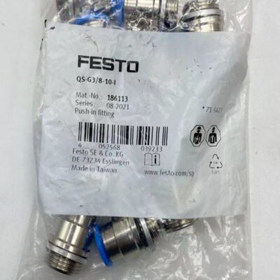 FESTO螺纹快插接头QS-G3/8-10-12-8-I 186113 186114 186111 现货