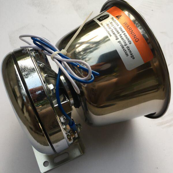 车船顶200w300w400W大功率不锈钢方口警报高音喇叭分贝扬声器主机