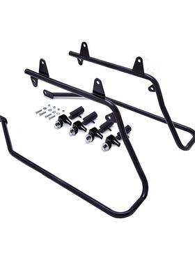 摩托哈雷边箱保险杠 哈雷软尾softail防撞杠 侧箱护杠保护架