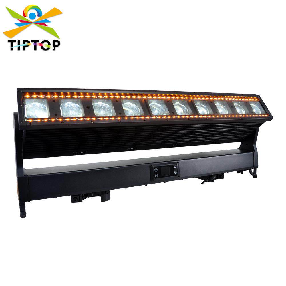 TIP0颗60瓦防水RGBW四色调焦摇头灯带RGB暖白冷白辅光响尾蛇