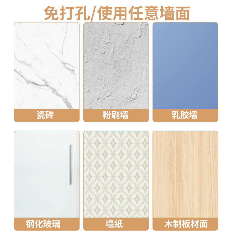 伸缩晾衣杆免打孔晾衣架挂衣神器单杆凉衣捍阳台卫生间家用晒衣杆