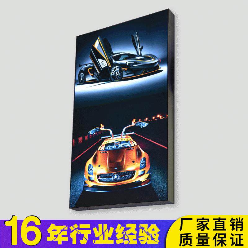 led无边框卡布拉布l灯箱单双面亚克力薄灯箱会展广告商场动感灯箱