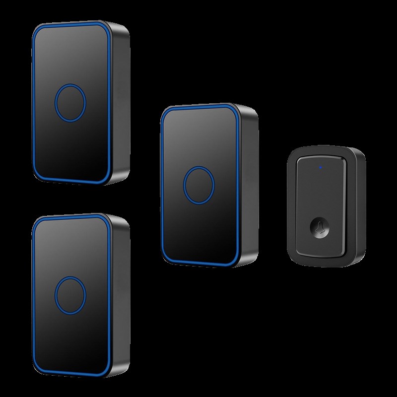 无线电门铃一拖五家用门铃远距离电子智能遥控门铃呼叫器防水