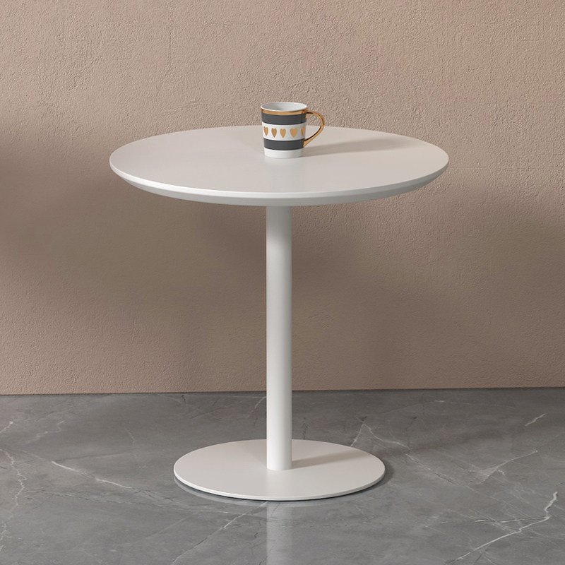 圆桌子简约现接待休闲桌椅洽谈桌奶茶咖啡店白色餐桌阳台小茶几,住宅家具,板木餐桌,淘宝优惠券,粉丝福利购,淘宝优惠卷