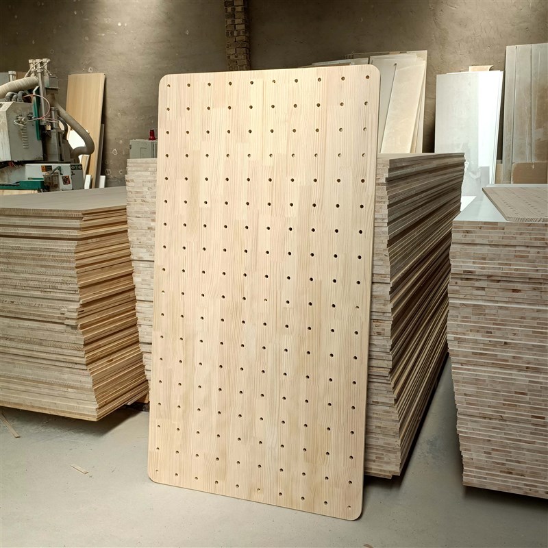 实木洞洞板入户门家用卧室壁挂置物架墙面欧式装饰挂板展示洞洞板