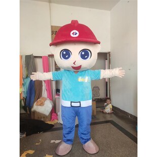 人物形象人偶服卡通服装来图定做玩偶头套舞台装人穿毛绒公仔服