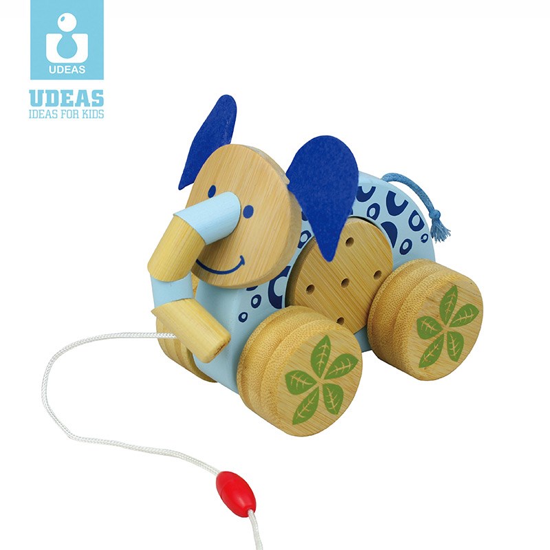 拖拉学步玩具拉车动物形儿童手推车手拉绳拉线玩具推车宝宝玩具