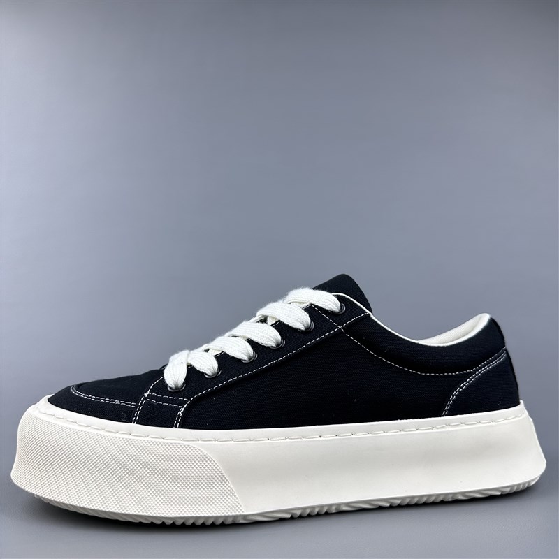 日系复古厚底帆布鞋男鞋2025夏季新款基础百搭时尚休闲鞋透气板鞋