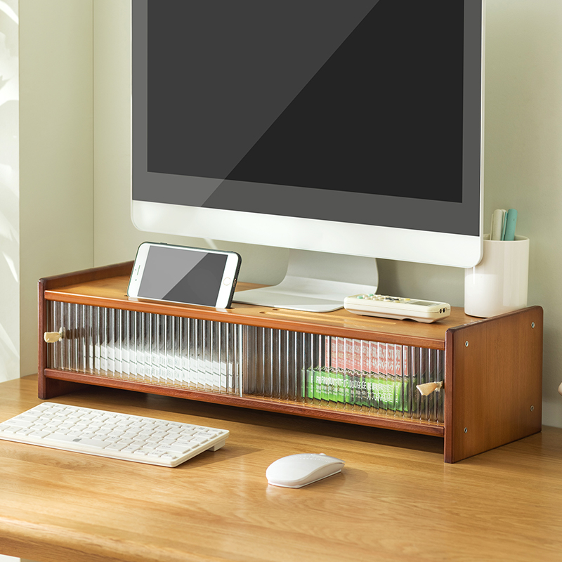 电脑增高架显示器托架支架桌面收纳架子垫高底座台式办公桌置物架