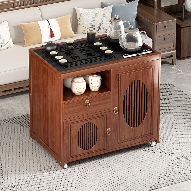 茶几客厅家用茶具茶台一整套非实木泡茶桌多功能边几可移动小推桌