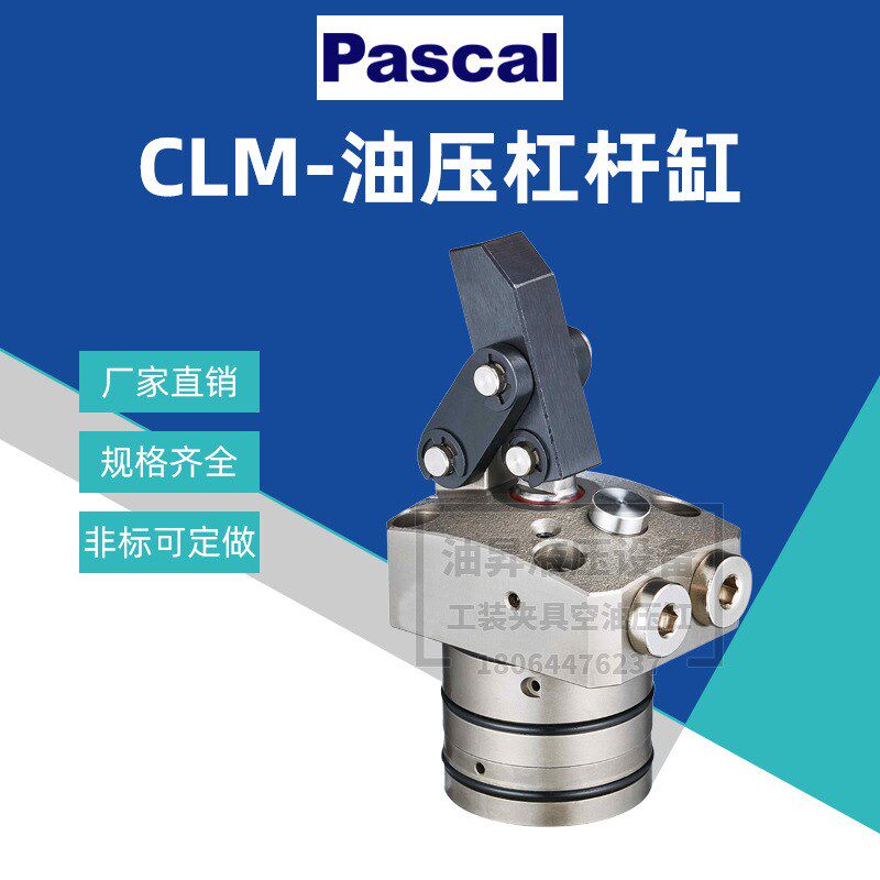 帕斯卡PASCAL连杆式夹紧器CLT02/04/06/10-R工装夹具杠杆油缸