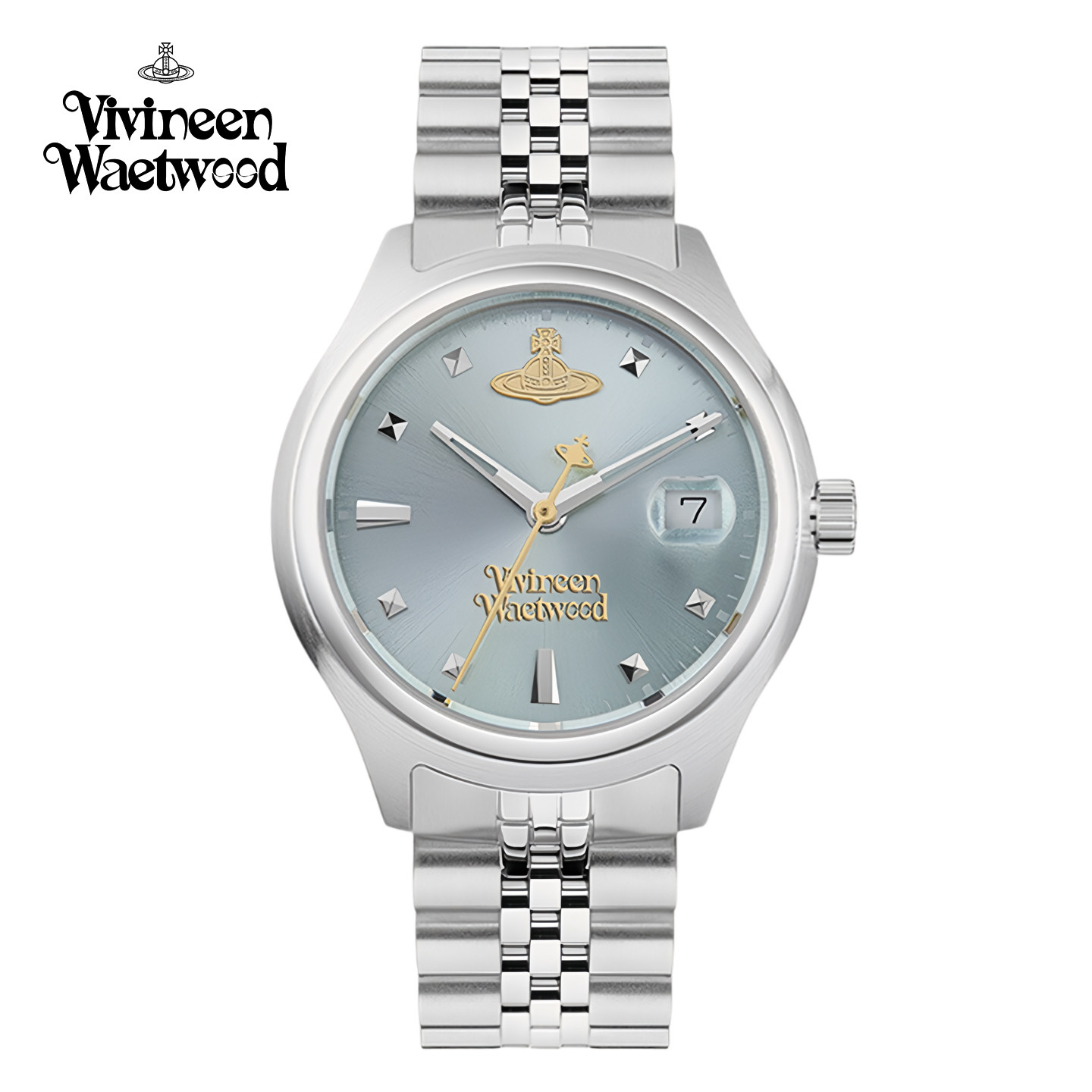 VivireerWaetwssd西太后碎冰蓝手表女士款轻奢小众高级感石英腕表