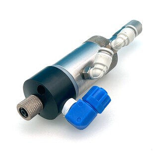 源头铝合金 厌氧胶阀单动/复动柱塞式点胶阀 精准点胶设备