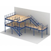 智能仓储工业重型自动化仓库钢结构平台隔层五金模具库房立体货架