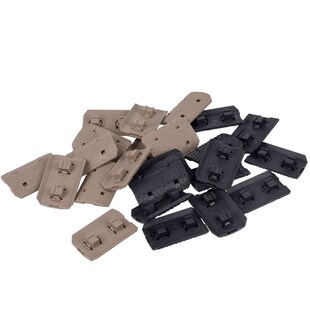 尼龙阻手片鱼骨保护片M-LOK系统 搭配防滑片护木片12片装