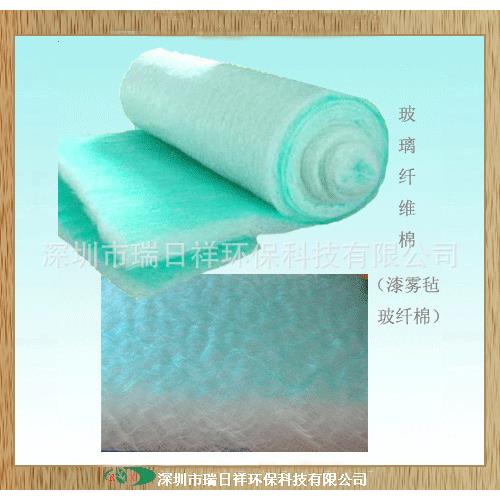 广东玻璃纤维阻漆网地棉漆雾毡过滤棉绿白棉纤维棉玻纤材料过滤网