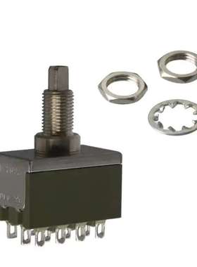 NKK非自动复位按钮MB2185SS4W01自锁12脚按键开关