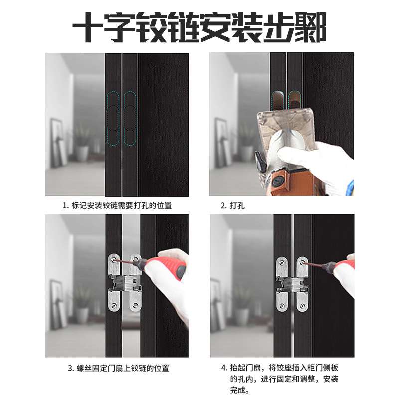 隔断推拉折叠门万向轮轨道厨房阳台折叠窗移门滑轨隐藏套装推拉门