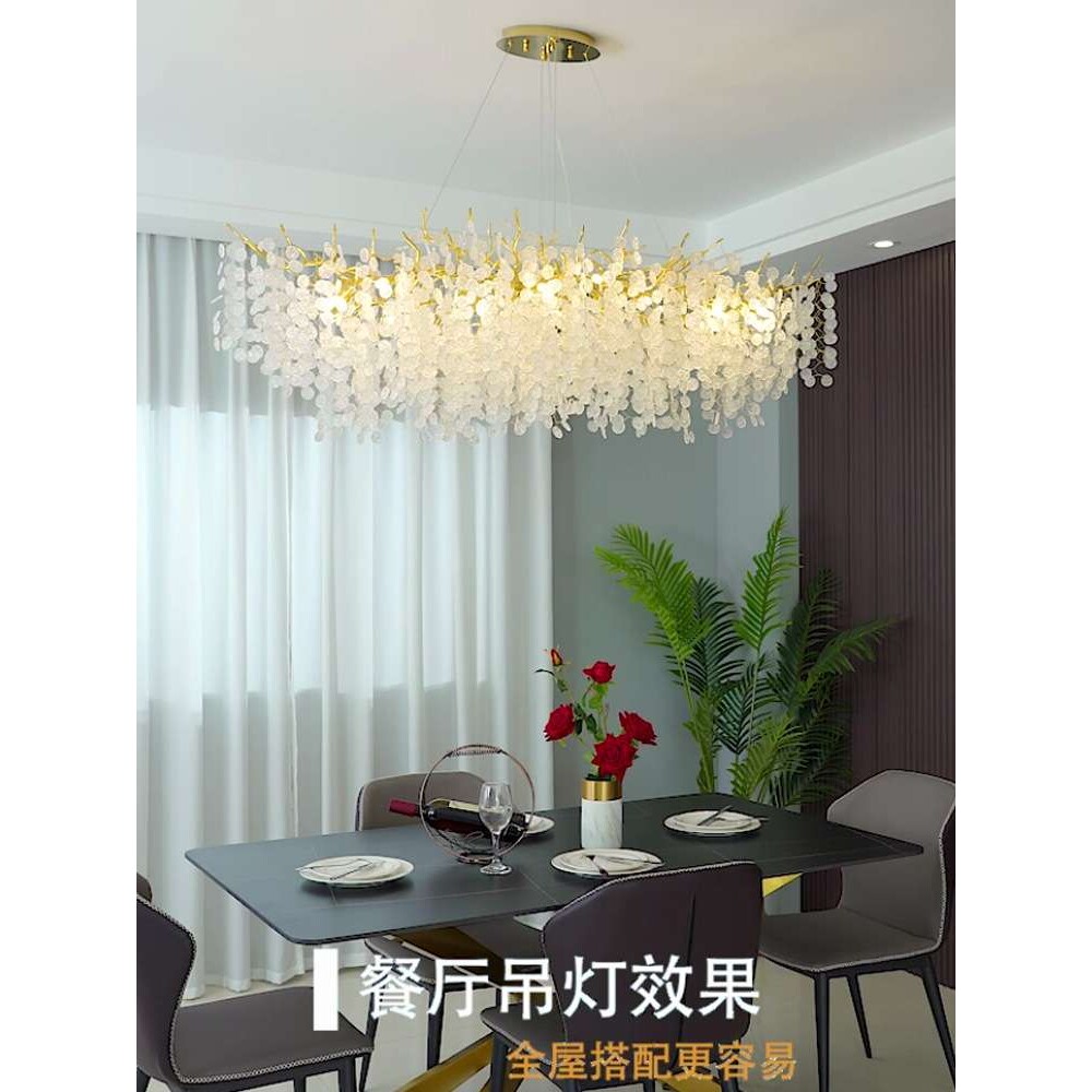 客厅现代水晶灯大气轻奢主灯奢华餐厅欧式别墅法式吊灯水晶客厅灯