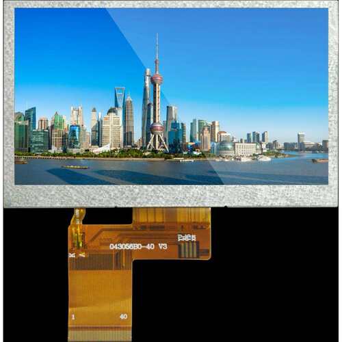 4.3寸TFT480*272 液晶显示屏 RGB接口 40PIN 高亮彩色液晶屏