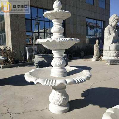 石雕喷泉流水景观大型庭院球户外大理石欧式水钵欧式盆花坛缸