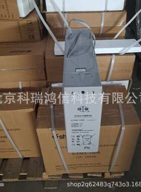 双登6-FMX-100B 铅酸蓄电池组12V100AH通信免维护型狭长蓄电池