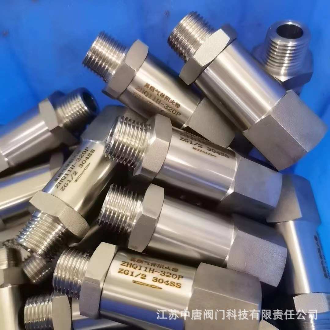 ZHQ11H/21H-320P内外丝气体阻火器 NPT、G、ZG、RC螺纹可做 304