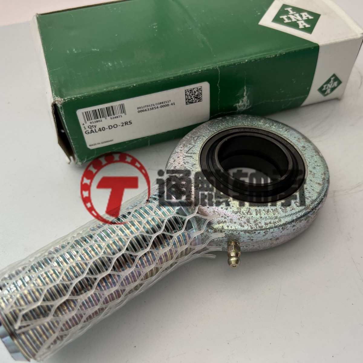 INA 杆端轴承GAL40-DO-2RS 带左旋外螺纹，需维护，两侧唇密封