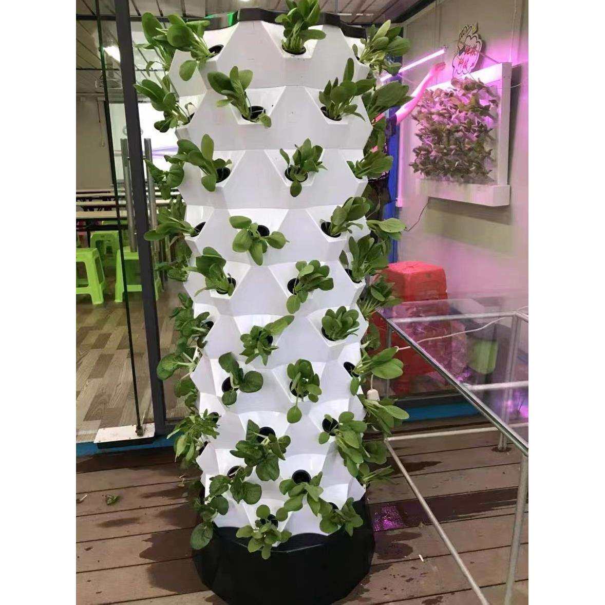 菠萝塔无土栽培霧培设施家庭 大棚 阳台蔬菜种植设备立体种菜