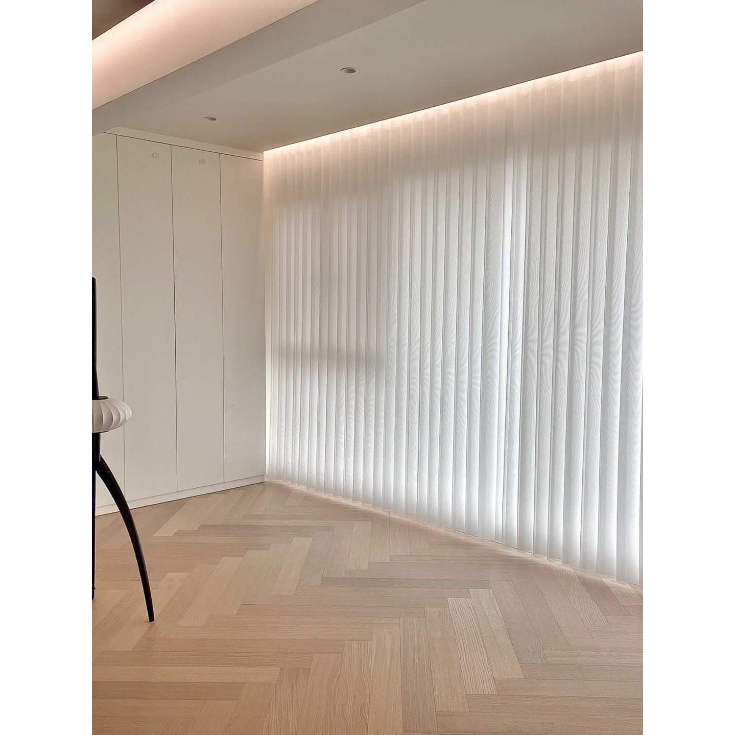 网红款手动防晒梦幻帘客厅阳台遮光垂直竖百叶电动智能遮阳纱帘