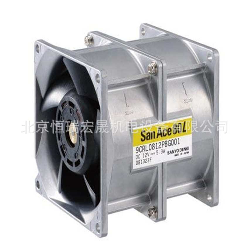 9CRL0612P0G001  山洋 12V 70.6CFM 16500转 60*60*76mm