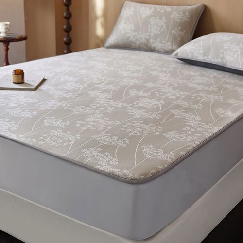 A类母婴级提花凉席冰丝席三件套夏季凉感空调软席子床笠款可机洗