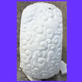 汉白玉仿古做旧老石墩石雕柱墩青石柱顶石石柱老石槽鱼缸花盆