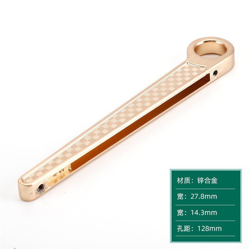 锌合金柜门拉手轻奢简约柜门拉手橱柜衣柜门把手北欧柜子抽屉把手