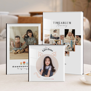 儿童相册定制写真宝宝照片打印精修入册小学毕业成长相片纪念册