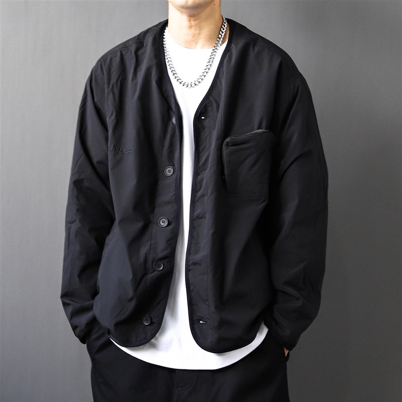 日系复古无领道袍2024秋冬加绒工装男女户外山系保暖轻薄棉衣外套