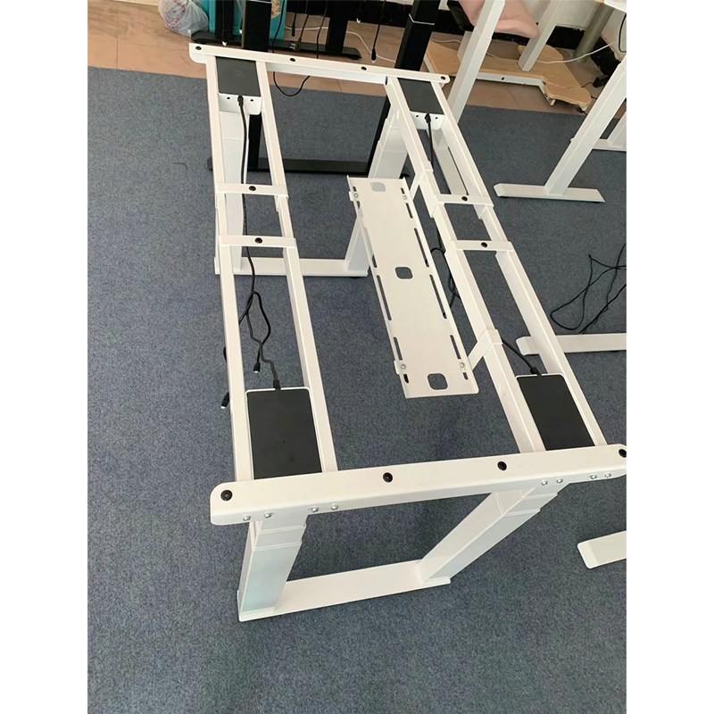 智能电动升降桌四电机升降桌办公学习桌家L用工作台书桌四腿桌架