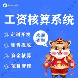 工资核算系统建设企业工资绩效核算业绩管理平台搭建开发