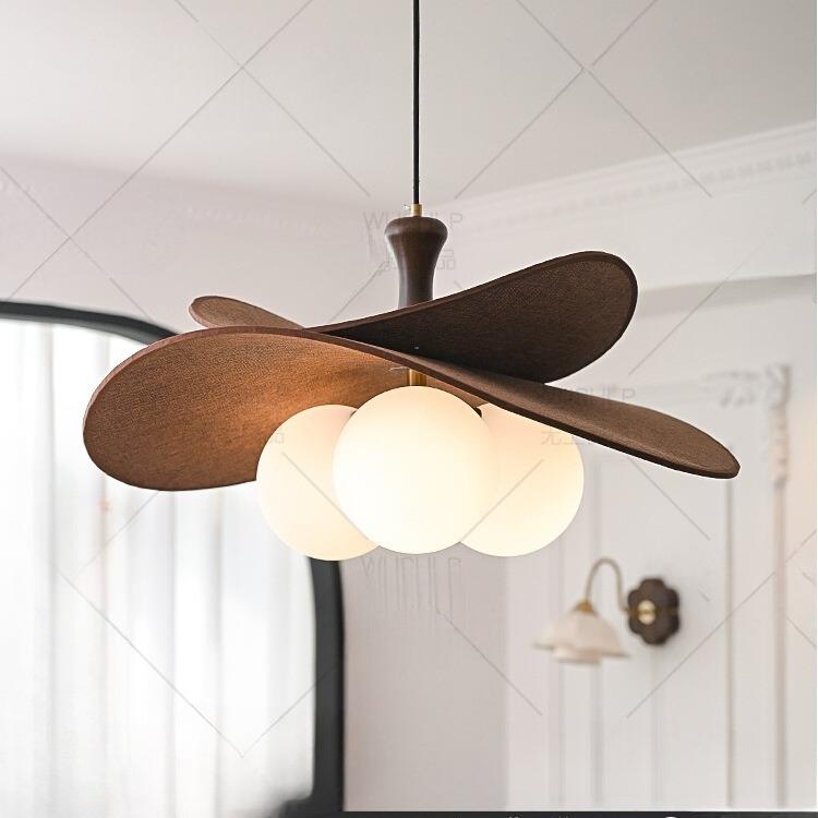 玻璃魔豆吊灯卧室灯法式复古书房灯中古餐厅灯2025年新款