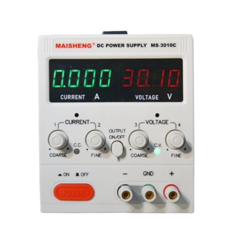 MAISHNEG迈胜可调直流电源MS3010C高精度编码器直流稳压电源605
