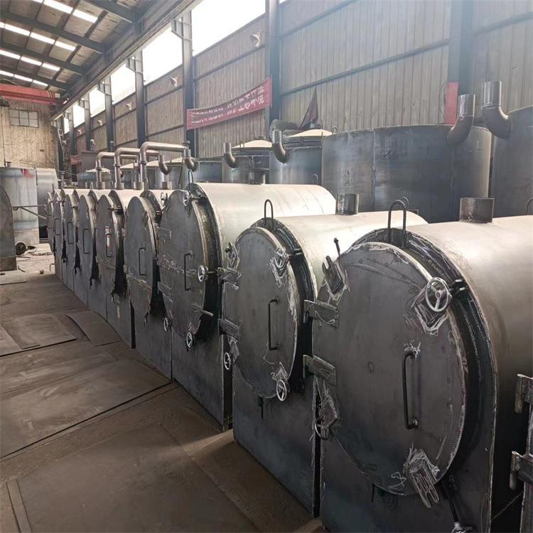 生物质原料制炭机 干馏式稻壳碳粉炭化炉 卧式连续碳化回转设备