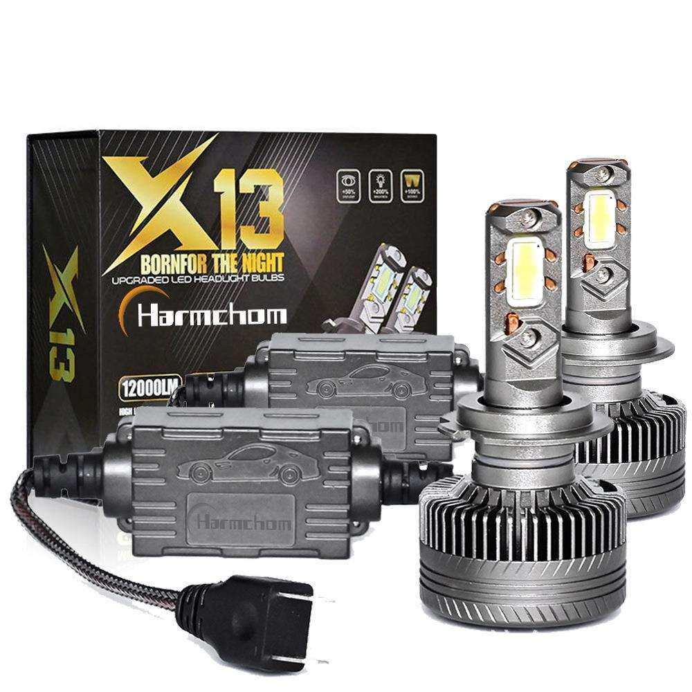 跨境工厂ledX13大灯大功率led车灯350W汽车led灯泡led前照大灯