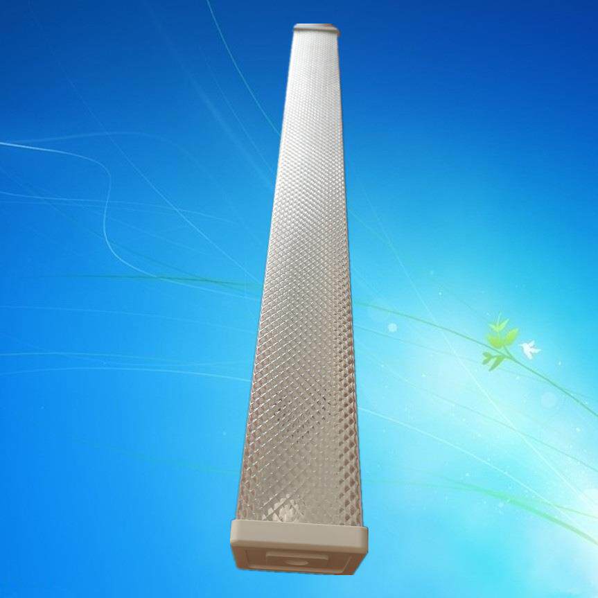 厂家直供工程灯T8 LED单管防尘灯 棱晶防尘支架 9WLED灯架