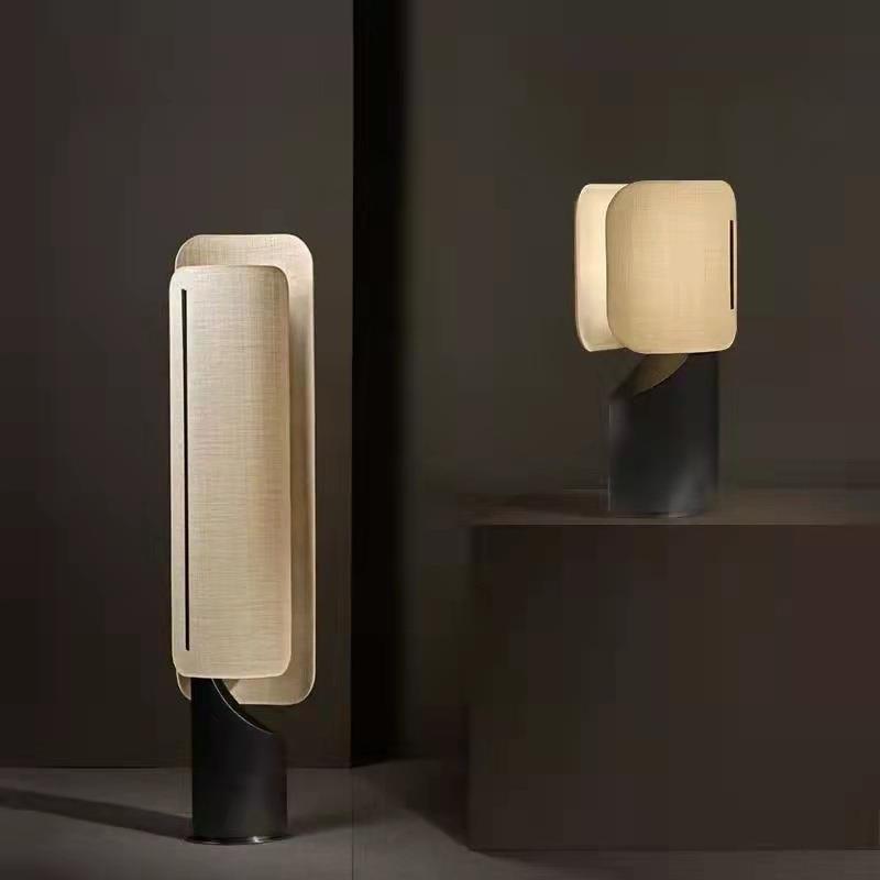 复古设计师床头布艺台灯新中式现代北欧客厅卧室书房创意落地灯